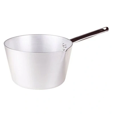 Imagen de Pentole Agnelli ALMA10916 Cacerola cónica con Mango de Acero, Aluminio Profesional 3 mm, 16 cm