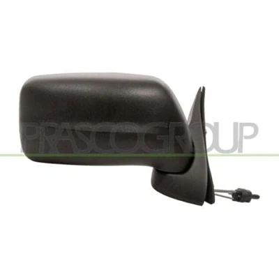 Imagen de Espejo retrovisor Prasco AB0207113 derecha negro manual ajustable desde interior, Ajuste por cable, convexo