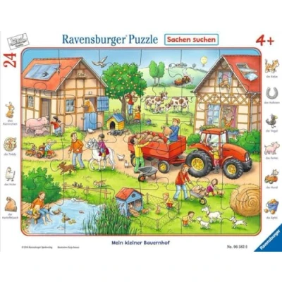 Imagen de Ravensburger My Little Farm Mi pequeño Rompecabezas de la Granja, 24 Piezas, Color Amarillo (65820)