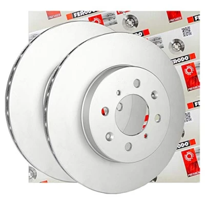 Imagen de FERODO PREMIER DDF1757C Disco de freno 332 28 6 ventilado revestido sin tornillos MITSUBISHI: PAJERO 4