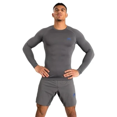Imagen de VENUM Contender Lycra de Manga Larga para Hombre Gris M