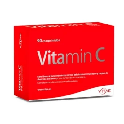 Imagen de Vitae Vitamin C 90 comprimidos Vitamina natural de escaramujo Defensas y Sistema Inmunitario Cansancio Fatiga Antioxidante