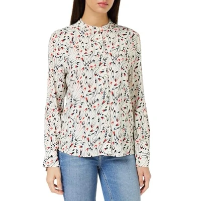 Imagen de Tommy Hilfiger Blusa Mujer Camisa, Multicolor (Small Ribbon Print/ Ecru), 46