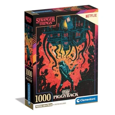 Imagen de Clementoni Netflix Stranger Things Puzzle De 1000 Piezas, Rompecabezas Adultos, Entretenimento, 39861, Multicolor