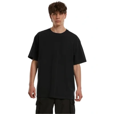 Imagen de Build Your Brand By256 oversized Sleeve tee Camiseta, Negro, XXXXXL para Hombre
