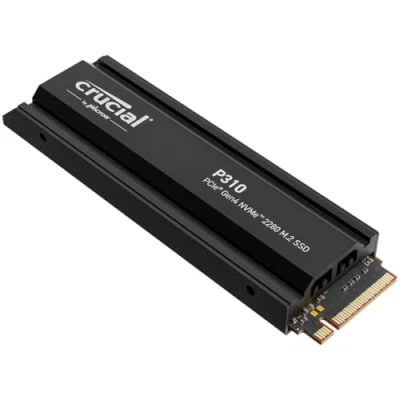 Imagen de Crucial P310 SSD 1TB PCIe Gen4 NVMe M.2 PS5 Interno Gaming con Disipador, hasta 7100 MB/s, Compatible Playstation 5, Ordenador Portátil y de Sobremesa, Disco Duro CT1000P310SSD5 01