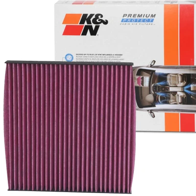 Imagen de K&amp;N Filters DVF5069 Filtro de habitáculo carbón activado 234 29 cuadrada HONDA: CIVIC 8 Hatchback, Accord 7 Limousine, CR V 3