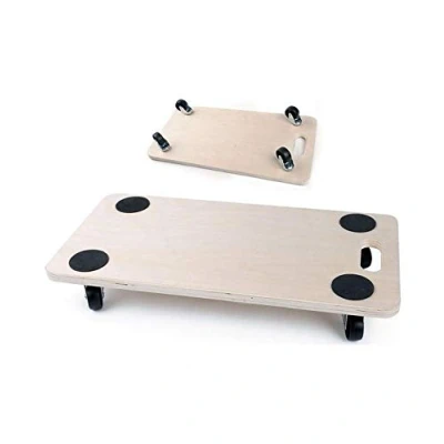 Imagen de BRICOTECH Base de Madera con Ruedas (57,5 x 29 1,8 cm), Multicolor, Talla unica