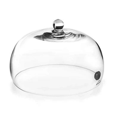 Imagen de Lacor Campana ahumadora Magic Food 61816 con tapa de cristal válvula, permite ahumar, vaporizar y aromatizar los alimentos para ahumar alimentos, 20 x 12 cm