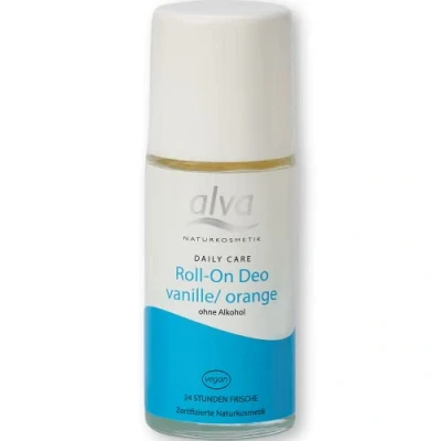 Imagen de Alva Daily Care Organic Roll On Deodorant Vanilla &amp; Orange 50 ml