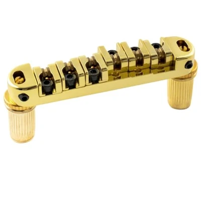 Imagen de Musiclily 51,5mm Puente Tune O Matic con Silletas de Rodillo para Guitarra Eléctrica Les Paul SG,Dorado