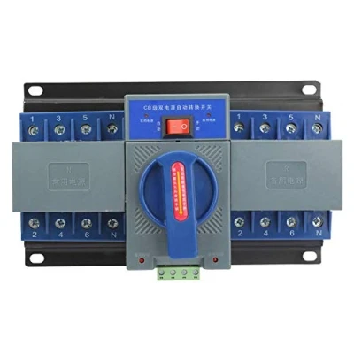 Imagen de 400V 63A 2P Interruptor de Transferencia Automática Doble Potencia Mini Electrónico Inteligente