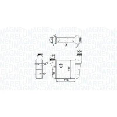 Imagen de MAGNETI MARELLI 351319204580 Intercooler AUDI: A4 B6 Berlina, Avant, B7 Avant