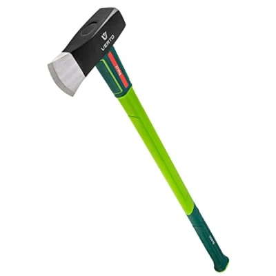 Imagen de VERTO Martillo Divisor 2700 g, Hacha divisora con Mango de Fibra Vidrio, Verde