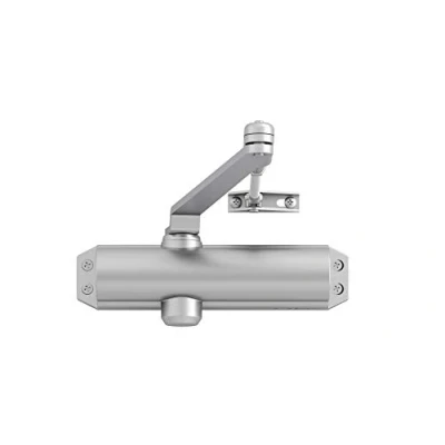 Imagen de Tesa Assa Abloy DC120 1 DEV1 Cierrapuertas Brazo Articulado Para Puertas Plata Con Retenedor