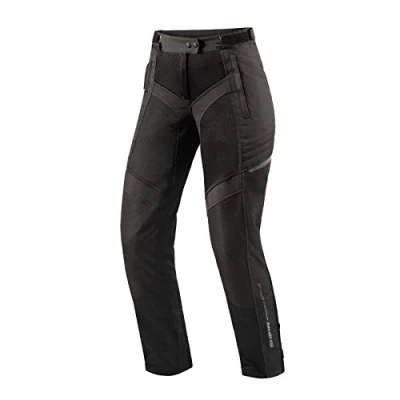 Imagen de SHIMA JET Paneles MESH Transpirables, Membrana Impermeable y Extraíble, Protector de Espalda Nivel 2 Incluido, Ajustes Avanzados (Mujer, Pantalones, Negro, XL)