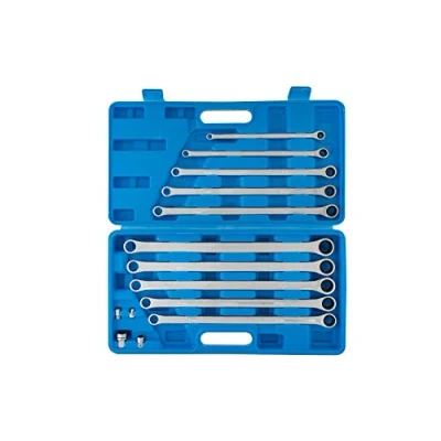 Imagen de BlueSpot Tools 04307 Juego de llaves carraca y adaptador (10 unidades, 8 19 mm)
