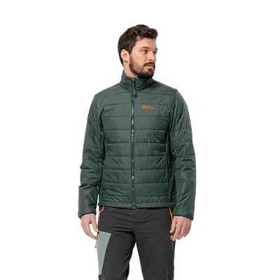 Imagen de Jack Wolfskin Lapawa Ins Jkt M Chaqueta, Oliva Negro, XL para Hombre