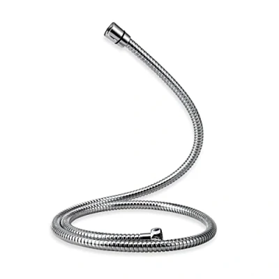 Imagen de EMKE manguera de ducha repuesto, acero inoxidable G1/2 universal para antitorceduras, antiexplosiones, a prueba fugas, fuerte tracción, cromo