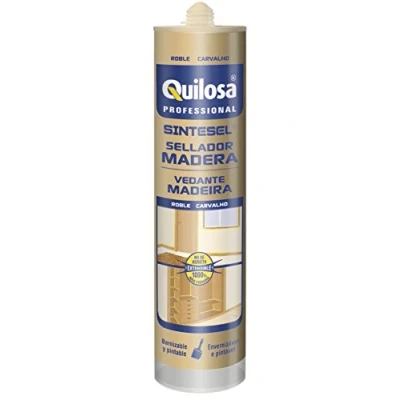 Imagen de Quilosa T006619 Sellador en base acuosa para juntas de madera, Roble
