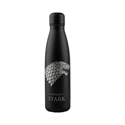 Imagen de Cinereplicas Game of Thrones Botella isotérmica 500ml Acero inoxidable Licencia Oficial (Stark)