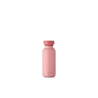 Imagen de Mepal Botella isotérmica Ellipse Agua Termica de Doble Pared para beber Sobre la Marcha 9 horas caliente y 12 fría Acero Inoxidable 350 ml Nordic Pink