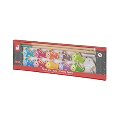 Imagen de Janod from 2 Years Old Wooden Angling Magnetic Toy Alone or with Several Skill Games Manipulate and Handle J03062