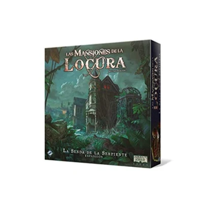 Imagen de Fantasy Flight Games Las Mansiones De la Locura: Senda Serpiente Expansión Cooperativa Investigación y Terror a Partir 14 Años 1 5 Jugadores 2 Horas por Partida Español
