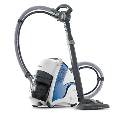 Imagen de Polti Unico MCV80 Total Clean &amp; Turbo, Aspirador Multifunción 3 en 1, Aspira, Lava y Seca, Limpiador a Vapor con Caldera, Potencia 2200 W, 15 Accesorios, Made in Italy, Blanco Azul