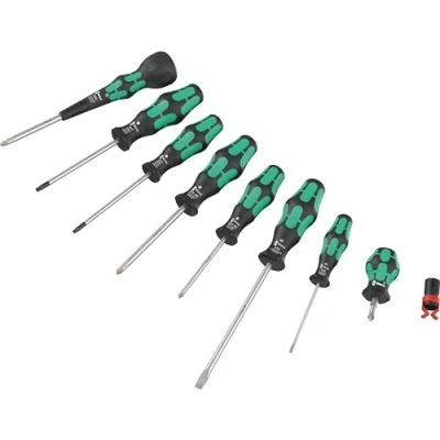 Imagen de Wera 05134029001 9528 Ball Grip Set 2, juego de destornilladores, 9 piezas