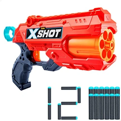 Imagen de ColorBaby Pistola Dardos Goma Espuma Reflex x Shot Excel Juguetes niños 8 años