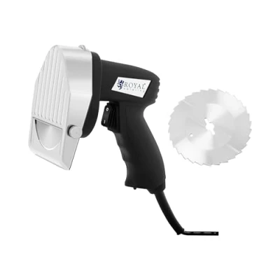 Imagen de Royal Catering Cuchillo Eléctrico Para Kebab Cortador De Doner RCKK 80.2 (Con cable, Cuchilla: 3.000 rpm, Potencia: 80 W, 60 kg/h)
