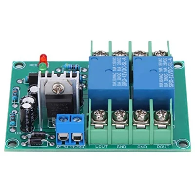 Imagen de Placa de Módulo Altavoz Amplificador Digital, Circuito Protección Altavoz, Componente Retardo Silencio Encendido Doble Canal 10A Dc12 18V