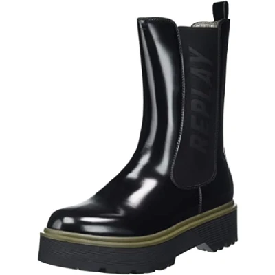 Imagen de Replay Doc Brush, Botas Estilo Chelsea Mujer, 003negro, 39 EU
