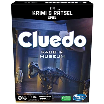 Imagen de Hasbro Juego de Mesa Robo en el Museo, Crimen y Rompecabezas, Familiar cooperativo, Sala Escape, Multi