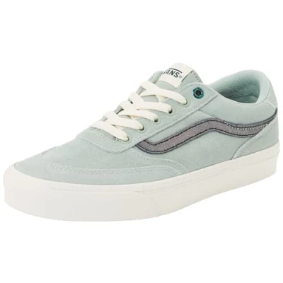 Imagen de Vans Brooklyn LS, Zapatillas Mujer, Emw Shimmer Gray Olive, 42 EU
