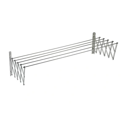 Imagen de Sauvic Tendedero Extensible con fleje y 5 Varillas Acero Inoxidable 18/10 de 100 cm.