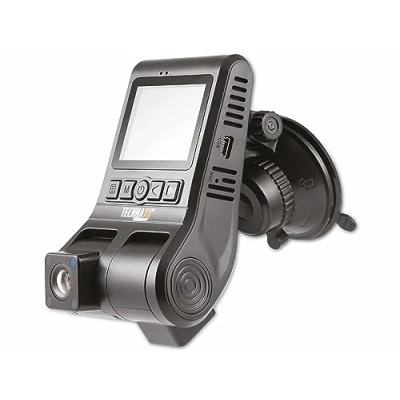 Imagen de Dashcam Technaxx FullHD Dual con 1080p, 120 Frontal y 480p, Cámara Interior de 80 Reproducción Multimedia, Detección Movimiento, Lentes Ángulo Amplio, Monitoreo Parque TX 185