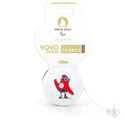 Imagen de Vilac 240803 Edición Especial para los Juegos Olímpicos 2024 Yoyo Mascota Paralímpica Socio Oficial Juguete niños a Partir de 5 años único