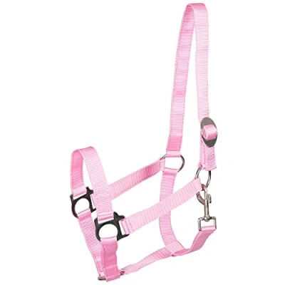 Imagen de PFIFF 101668 Halfter, Kunststoffhalfter Pferdehalfter Stallhalfter Weidehalfter, Pink, Pony