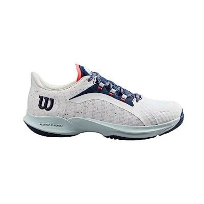 Imagen de Wilson Hurakn Pro, Padel Sneakers Mujer, White/Cooling Spray, 36 2/3 EU