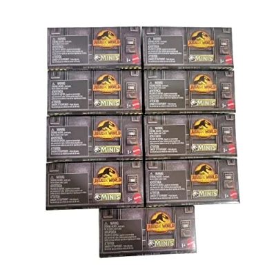 Imagen de Jurassic World Dominion Minis GWP38 956C Juego completo de 9 paquetes sorpresa