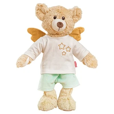 Imagen de Heless 75 Peluche Hope con Traje de Ángel La Guarda, 32 Cm Altura Aproximadamente para Vestir y desvestir, Amar como Compañero Juegos