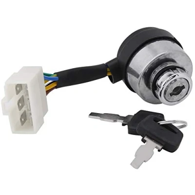Imagen de llave de Gasolina para generador Interruptor encendido arranque 6 cables Gas 2.5 6.5KW 188F