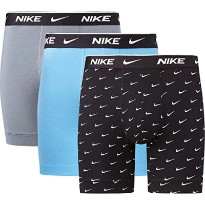 Imagen de Nike Underwear Brief 3 PACK Culotte, Hombre, Talla: XS, Print/grey/uni blue