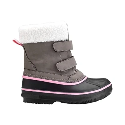 Imagen de Viking Ro​g​n​e​, Botas de Nieve, Unisex niños, Charcoal/Magenta, 23 EU