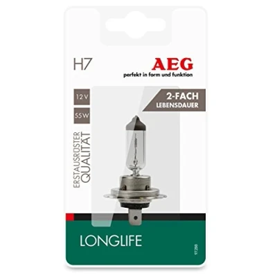 Imagen de AEG Automotive 97288 Lámpara Longlife H7, PX26d, 60/55W, 1 pieza