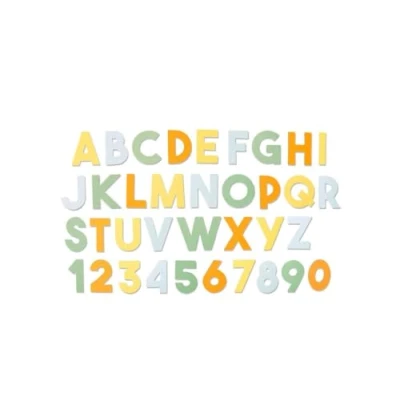 Imagen de Sizzix Troquel Bigz XL 664385 Alfabeto Grueso by Emily Tootle, Multicolor, Talla única