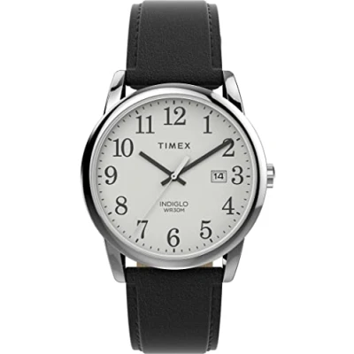 Imagen de Reloj Timex Easy Reader para hombres 38mm con correa de cuero TW2V68800