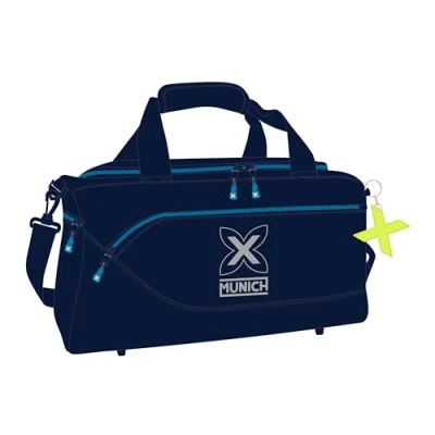 Imagen de Safta MUNICH NAUTIC Bolsa de Deporte, Mochila, Ideal para Niños Diferentes Edades, Cómoda y Versátil, Calidad Resistencia, 50x25x25 cm, Color Azul Marino